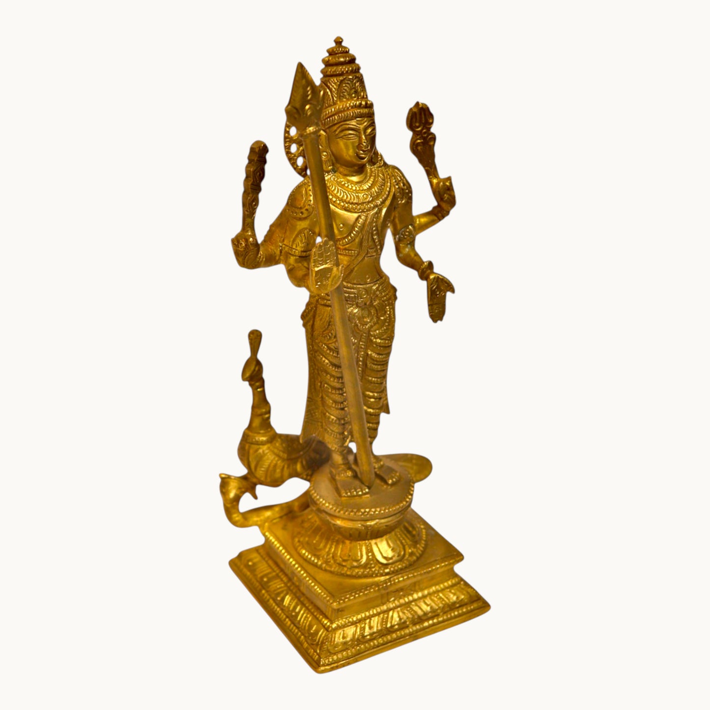 Thar Arts And Furniture - Brass Murgan Idols