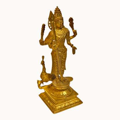 Thar Arts And Furniture - Brass Murgan Idols