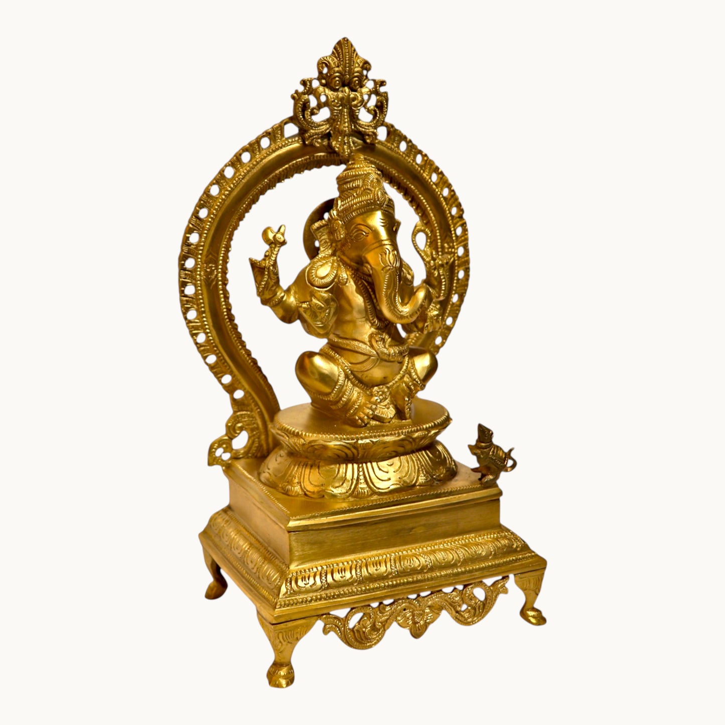 Thar Arts And Furniture - Brass Ganesha with Arch