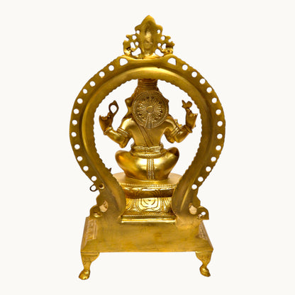 Thar Arts And Furniture - Brass Ganesha with Arch