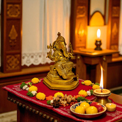 Thar Arts and Furniture - Brass Ganesha