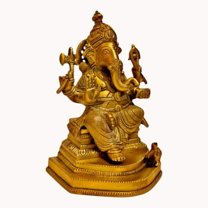 Brass Ganesha Statue – Lord Ganesha Idol