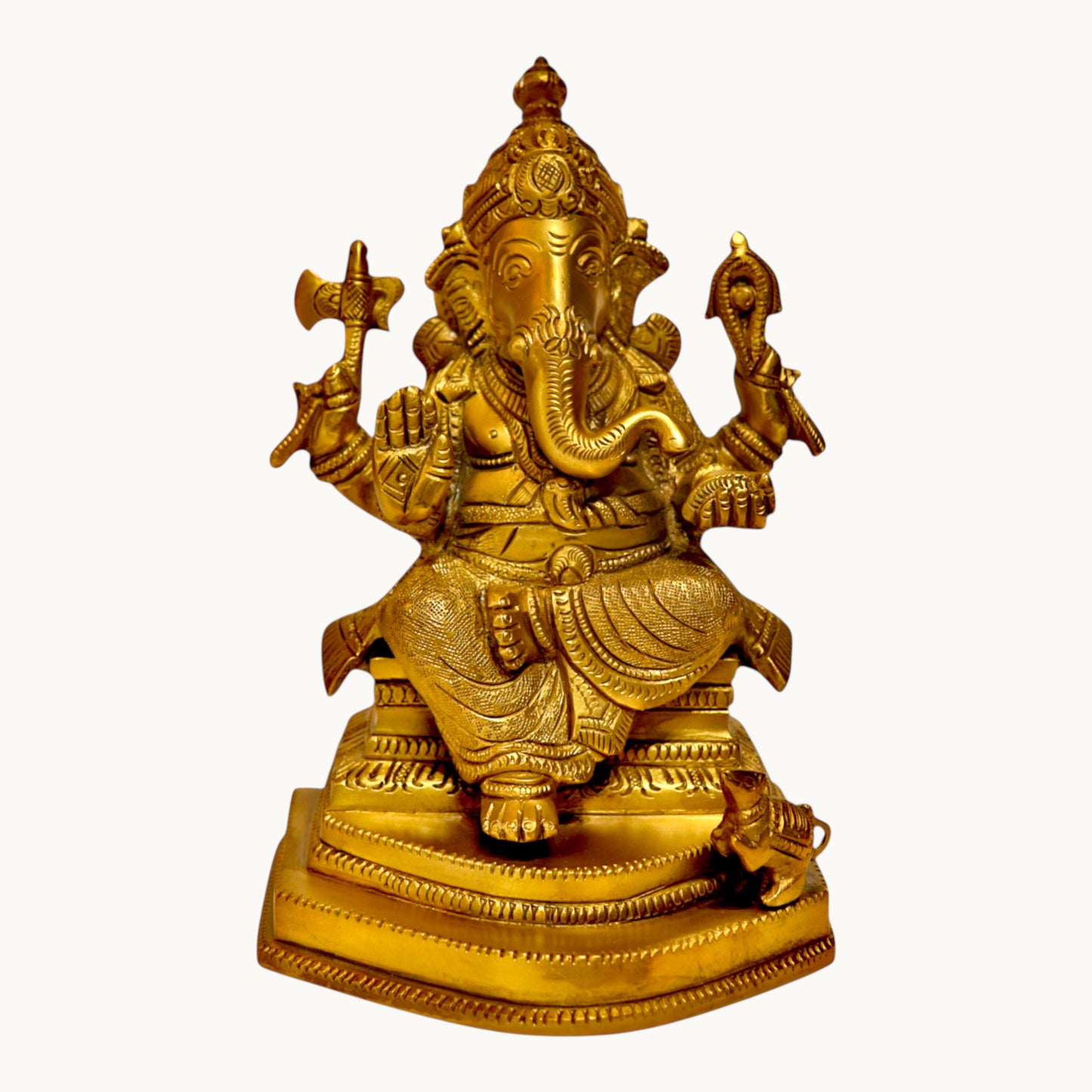 Brass Ganesha Statue – Lord Ganesha Idol