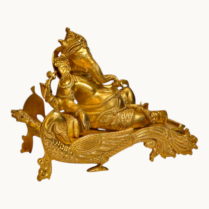 Thar Arts And Furniture - Brass Deewan Ganesha