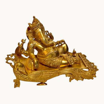 Thar Arts And Furniture - Brass Deewan Ganesha