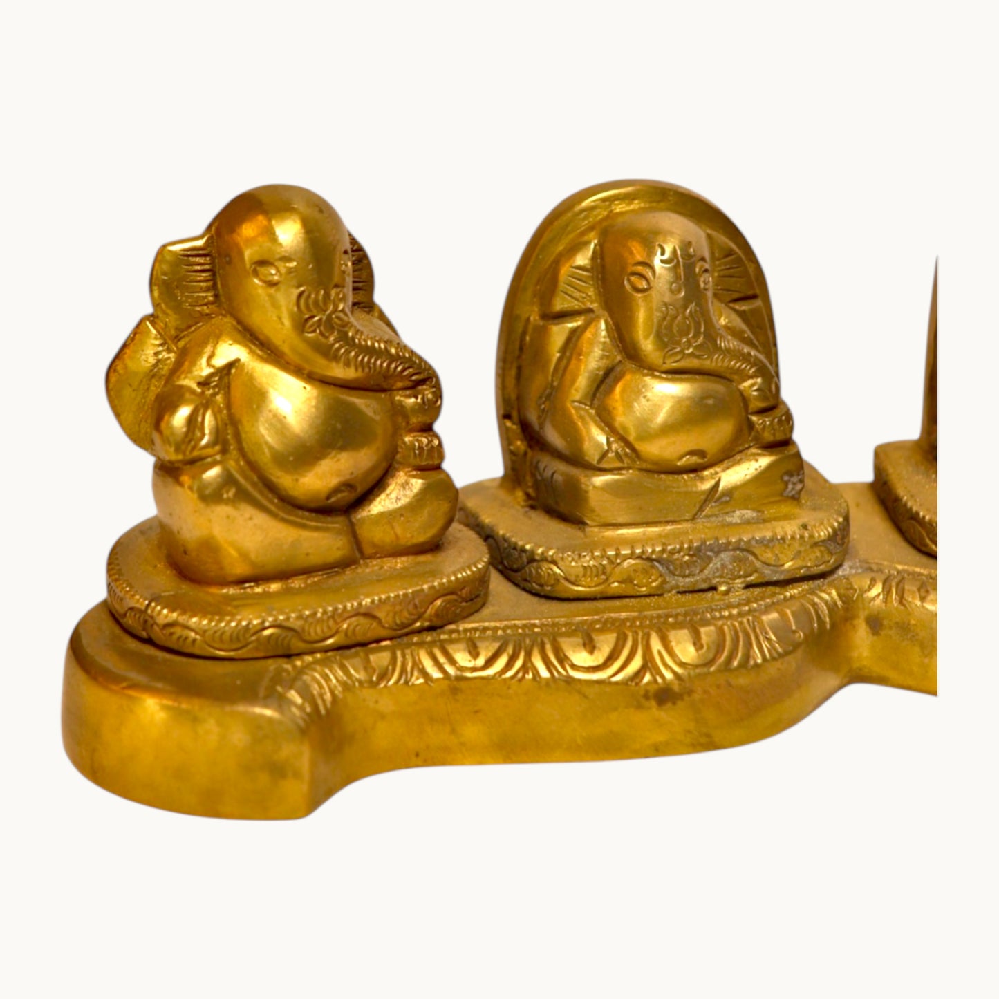 Thar Arts And Furniture - Brass Ashata Ganehsa Idols