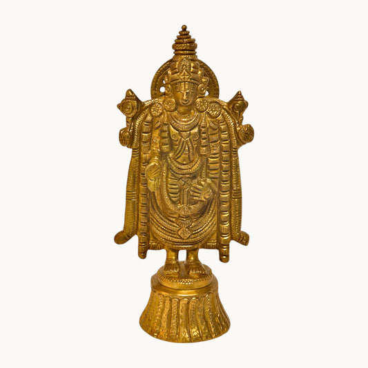 Thar Arts And Furniture - Brass Lord Venkateshwara Statue