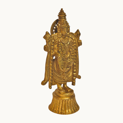Thar Arts And Furniture - Brass Lord Venkateshwara Statue
