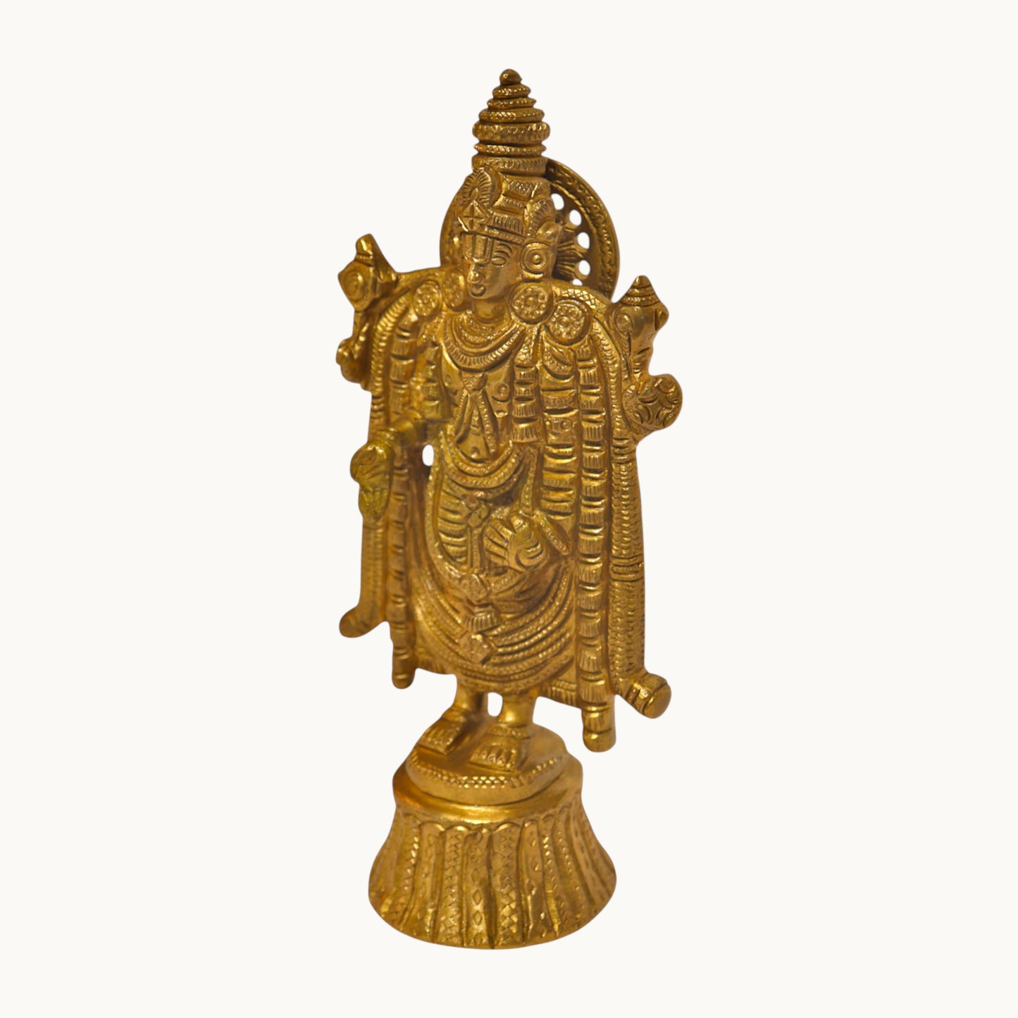 Thar Arts And Furniture - Brass Lord Venkateshwara Statue