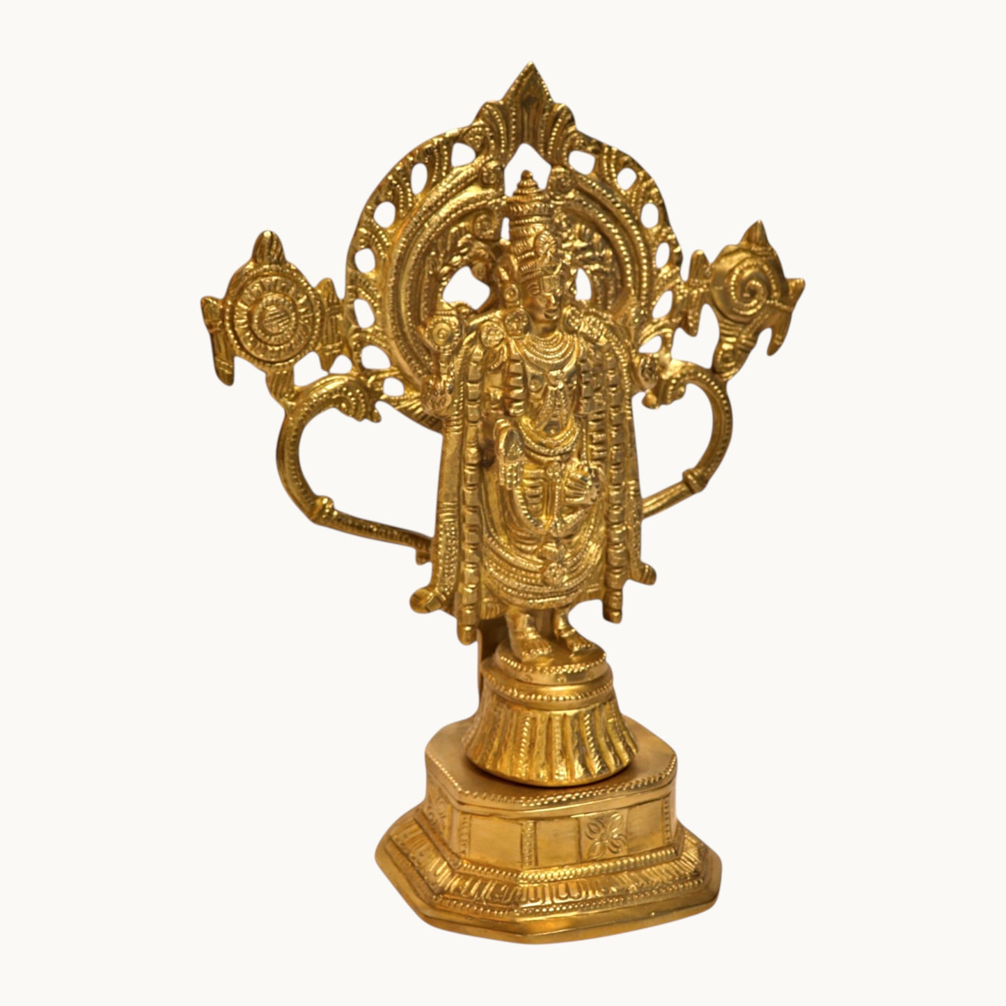 Thar Arts And Furniture - Brass Lord Venkateshwara Statue