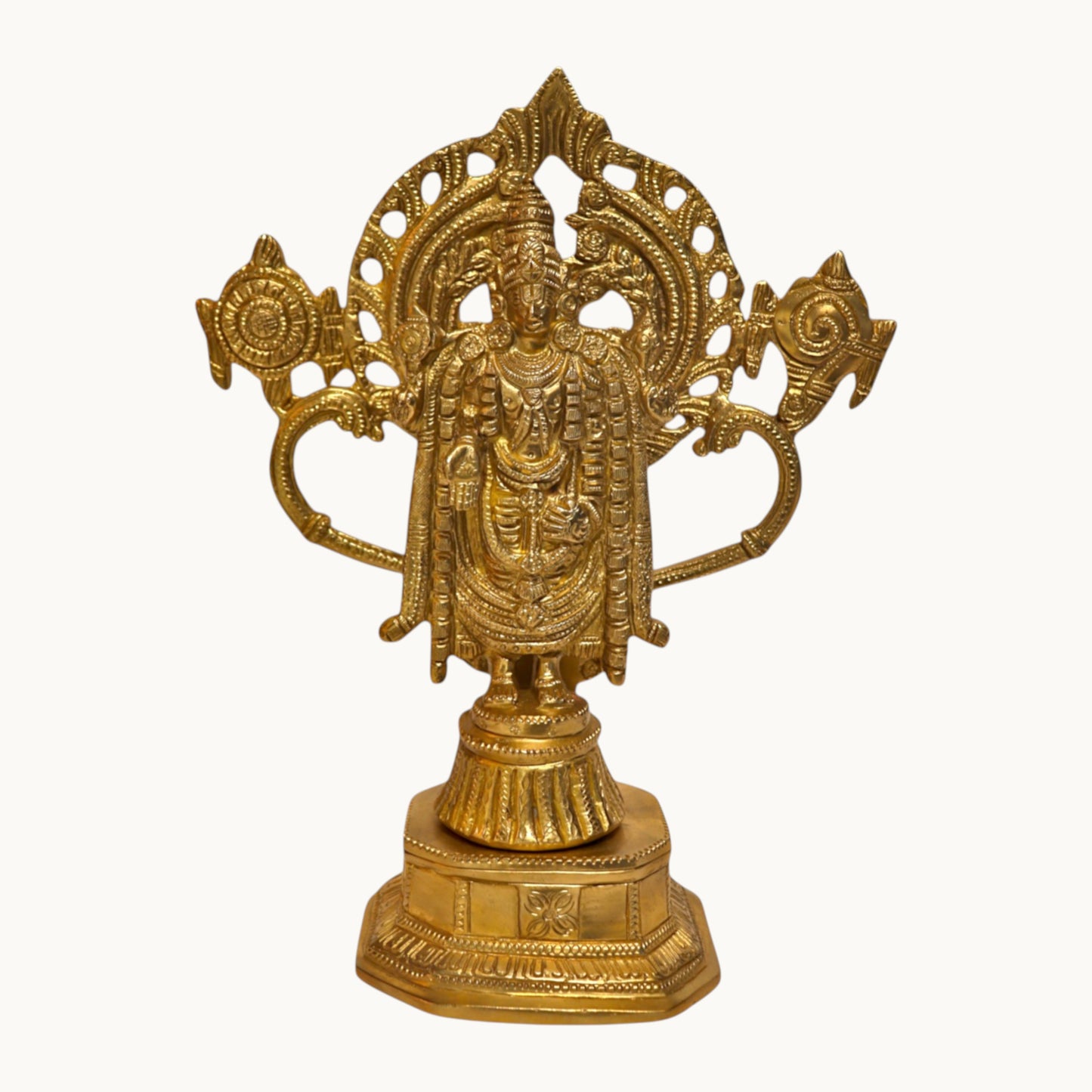 Thar Arts And Furniture - Brass Lord Venkateshwara Statue