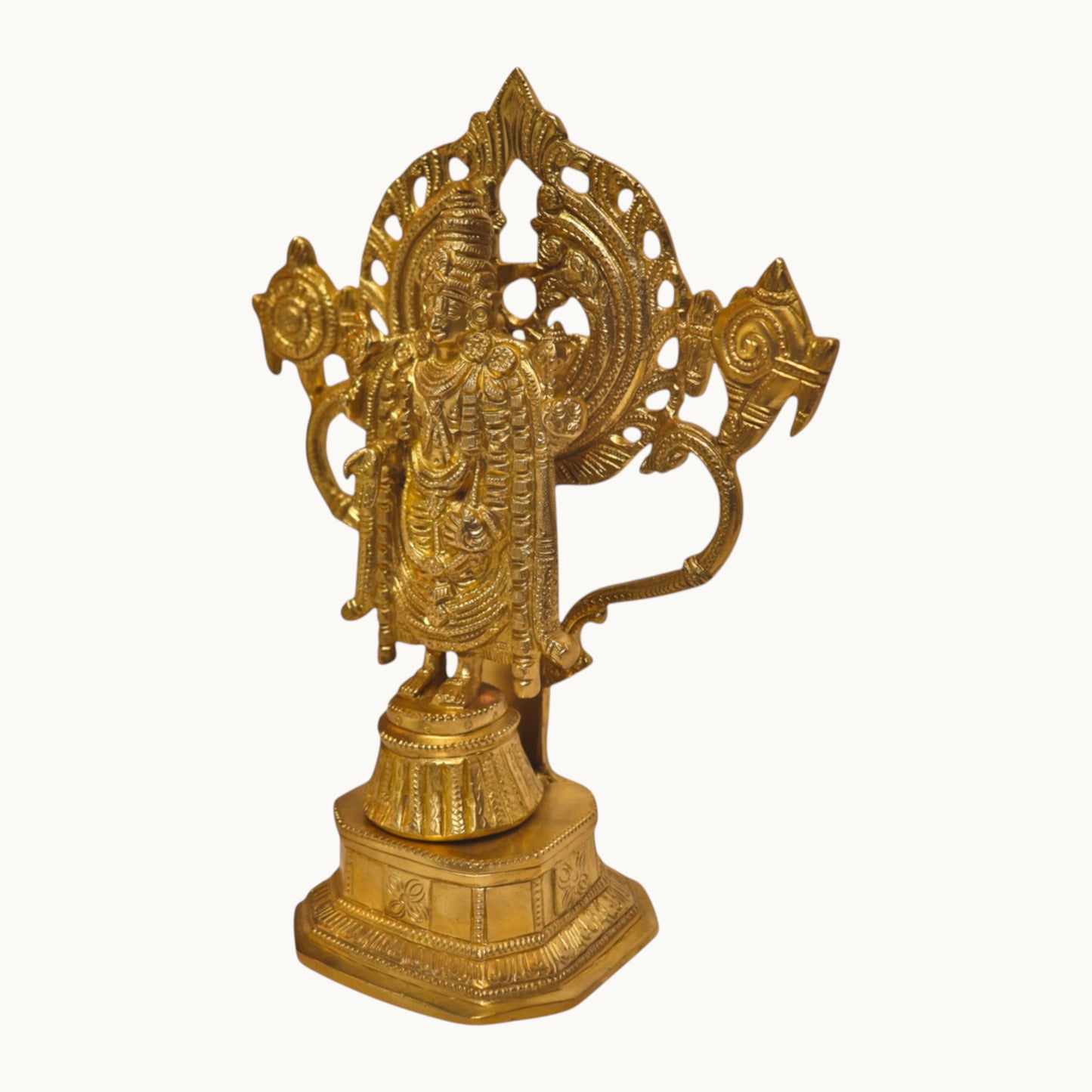 Thar Arts And Furniture - Brass Lord Venkateshwara Statue