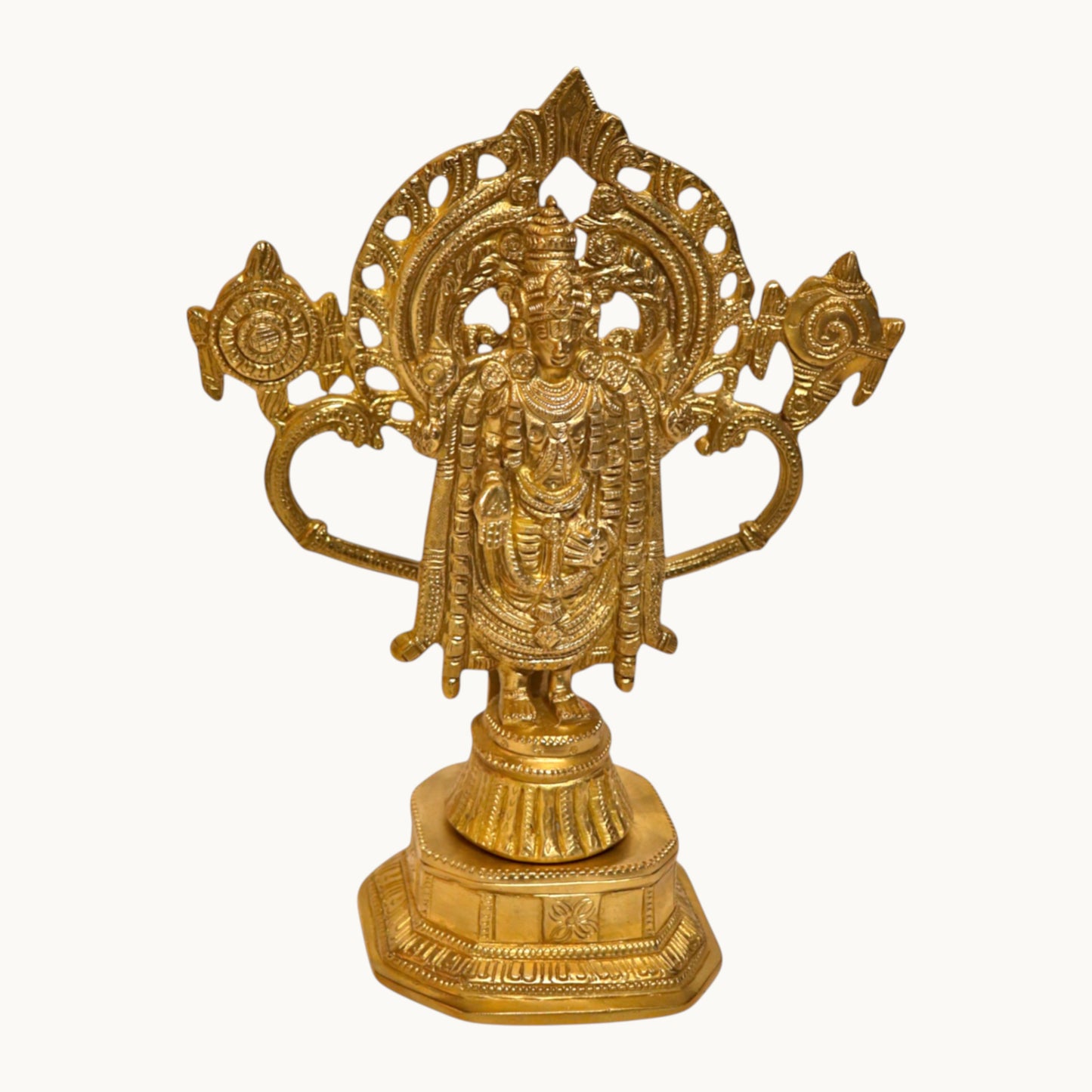Thar Arts And Furniture - Brass Lord Venkateshwara Statue