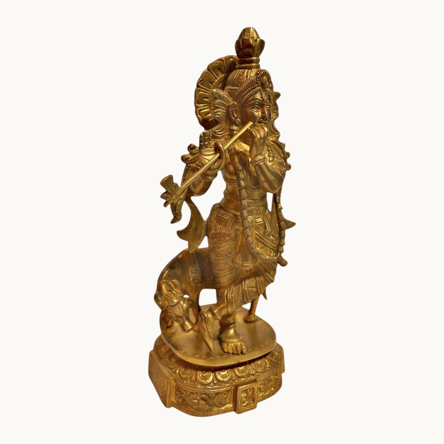 Thar Arts and Furniture - Krishna with cow