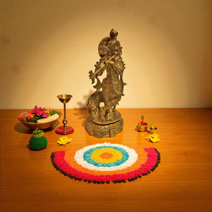 Thar Arts and Furniture - Krishna with cow