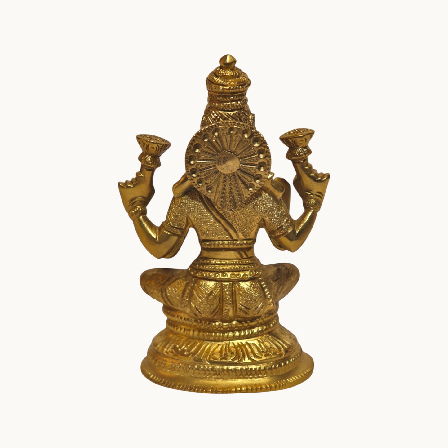 Thar Arts And Furniture - Laxmi Brass Idol for Pooja Room