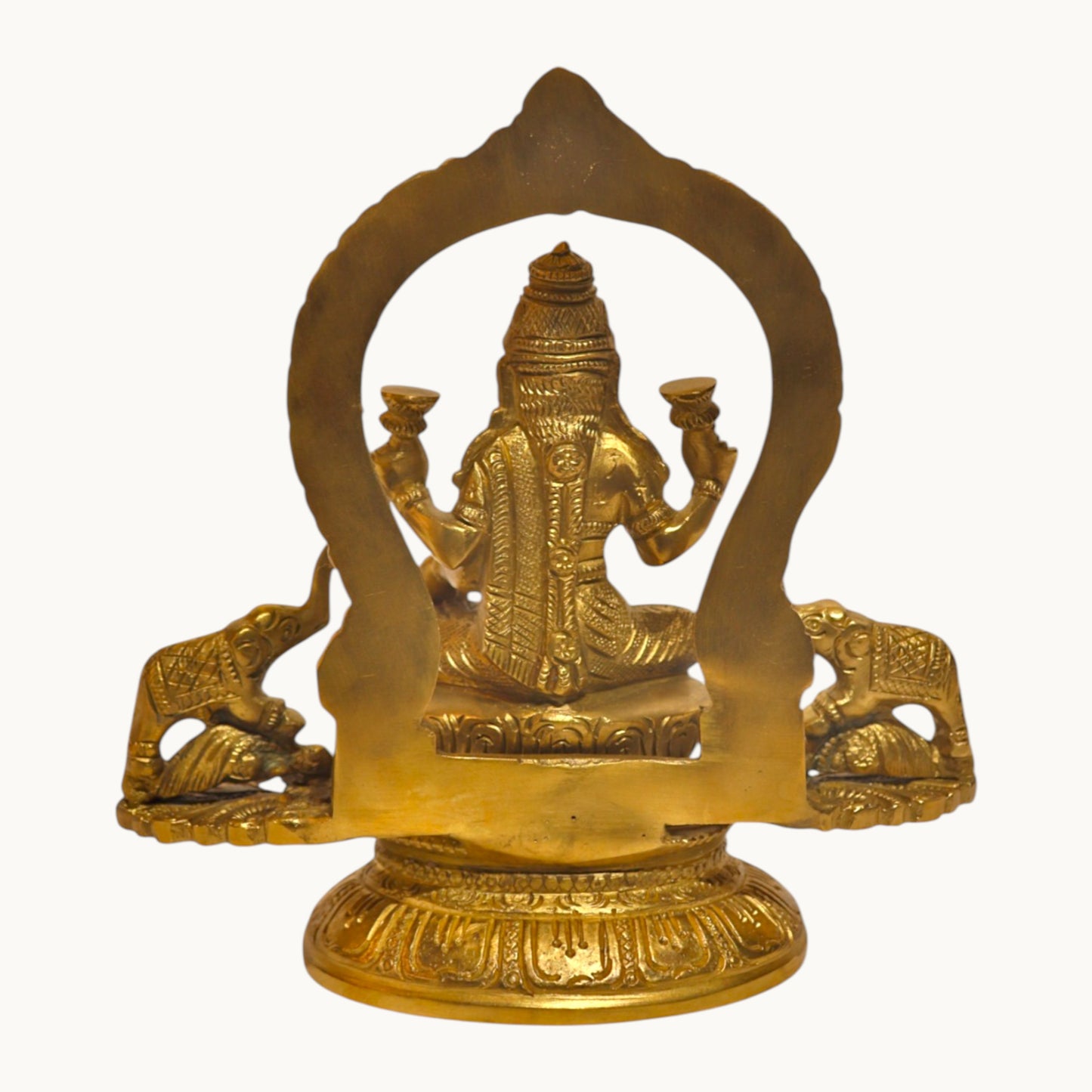 Thar Arts And Furniture - Lakshmi with Elephant Idols