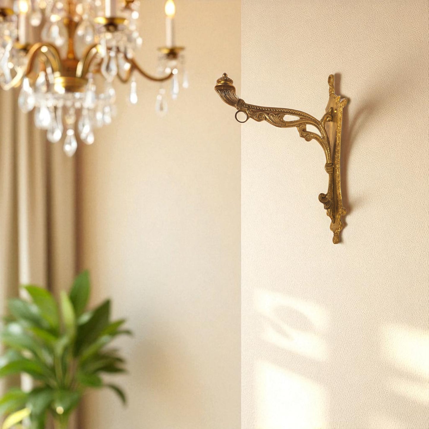 Thar Arts And Furniture - Brass Hanging Wall Mount Bracket