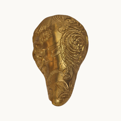 Thar Arts And Furniture - Brass Shankh with Vishnu /Conch