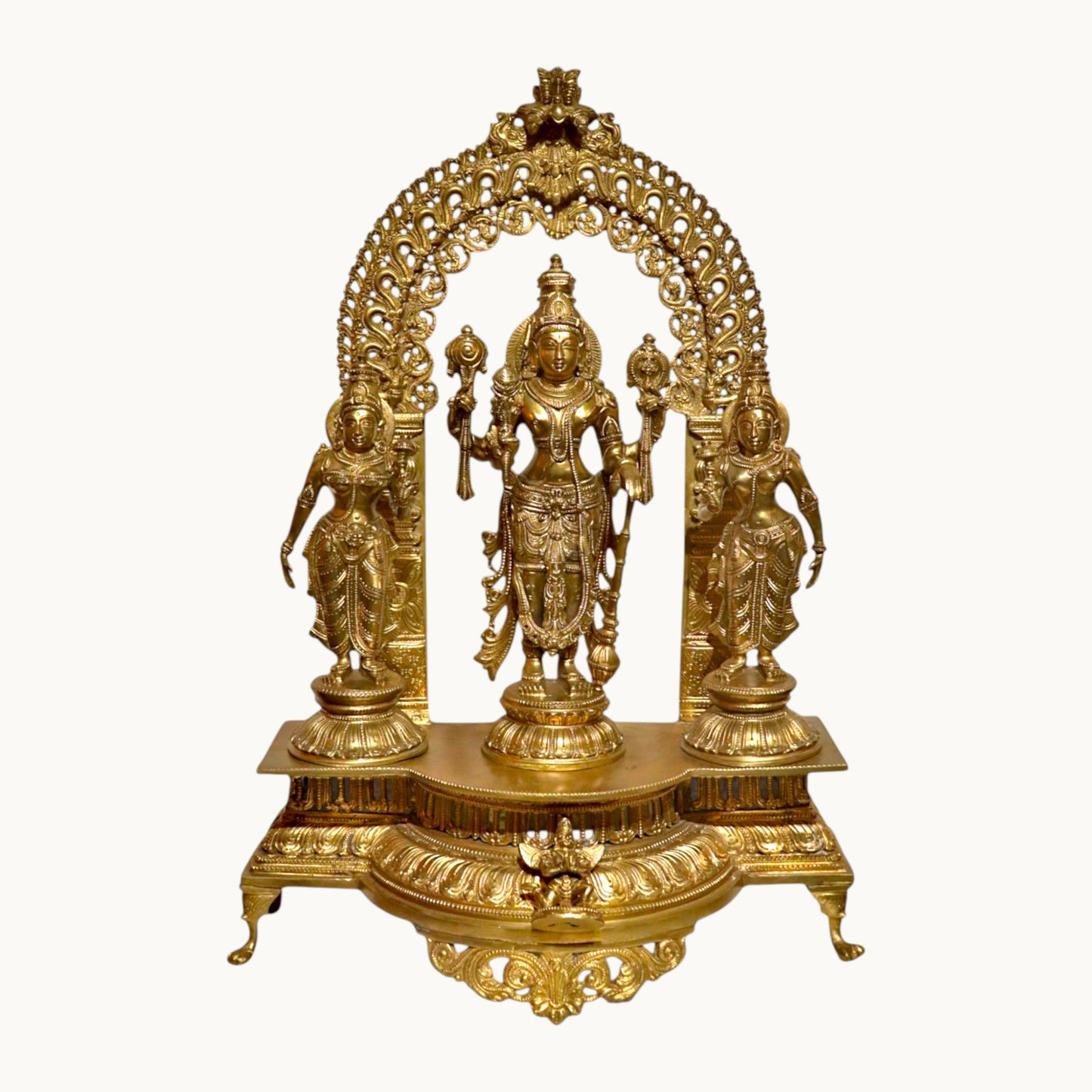 Thar Arts And Furniture - Bronze Vishnu family Statue