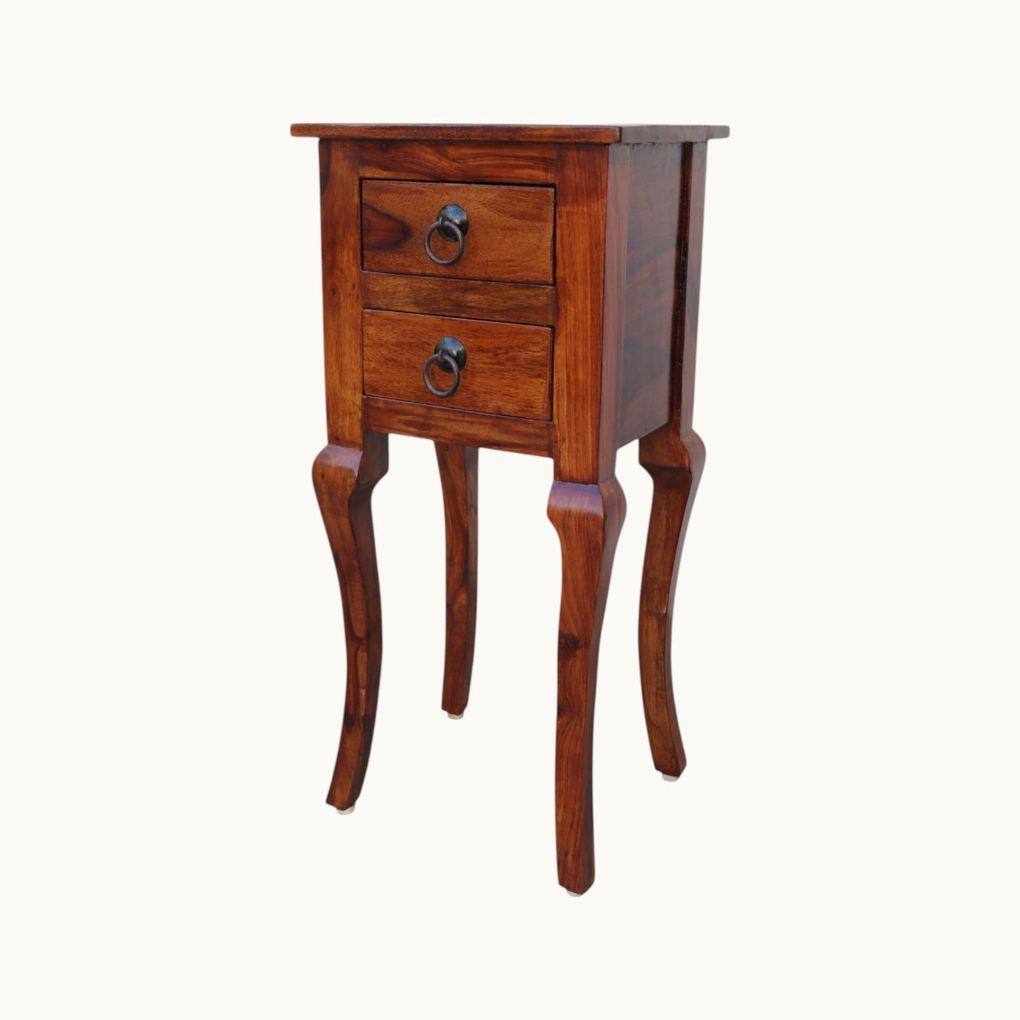 Thar Arts And Furniture -Solid Sheesham Wood Side Table / stool with storage