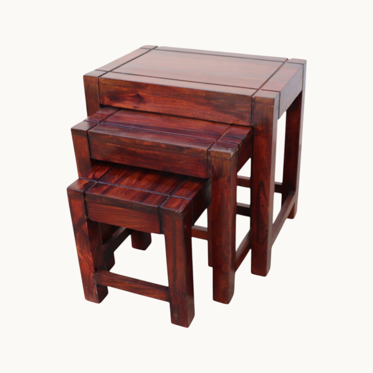 Thar Arts And Furniture - Jade Nesting Stool Set of 3 pcs