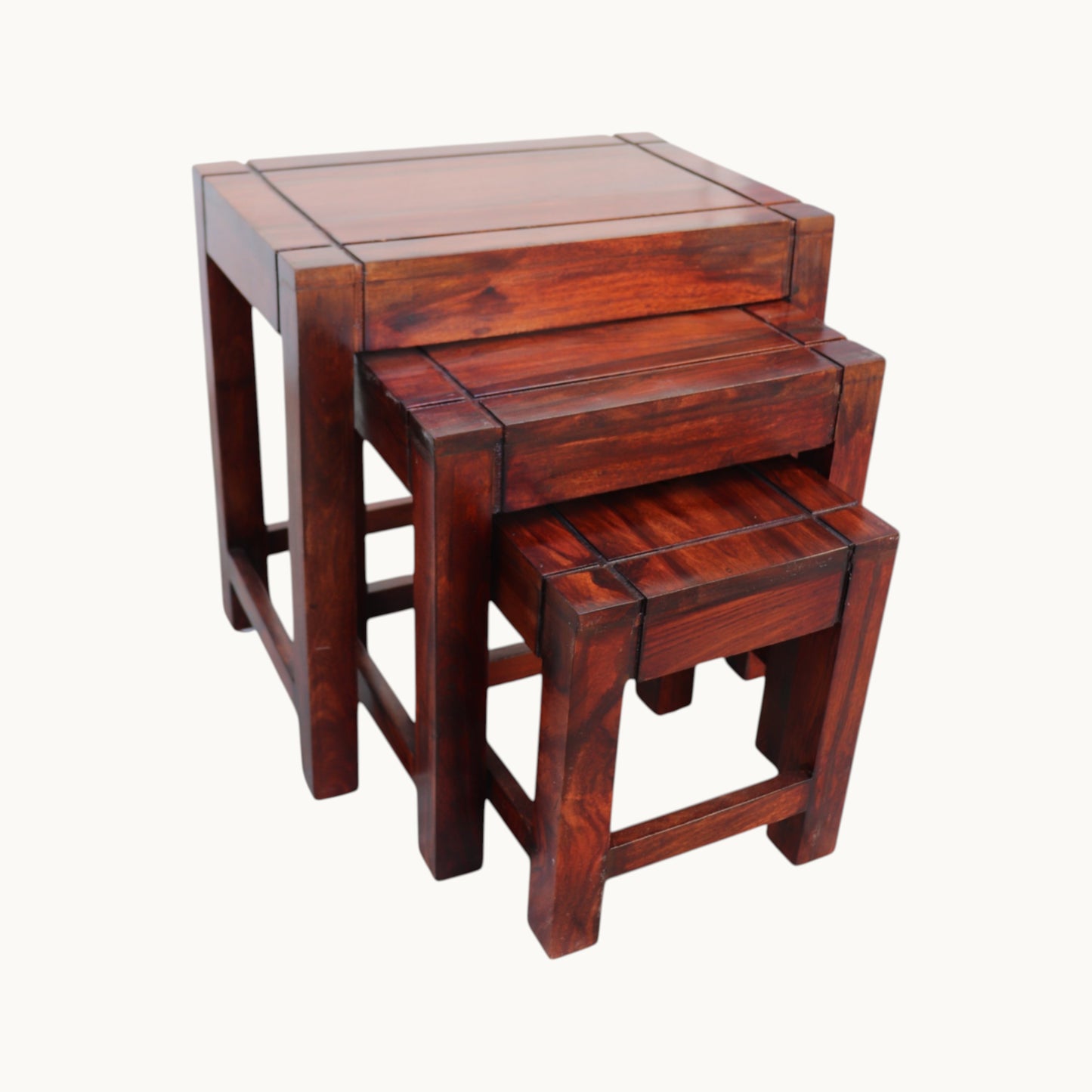 Thar Arts And Furniture - Jade Nesting Stool Set of 3 pcs