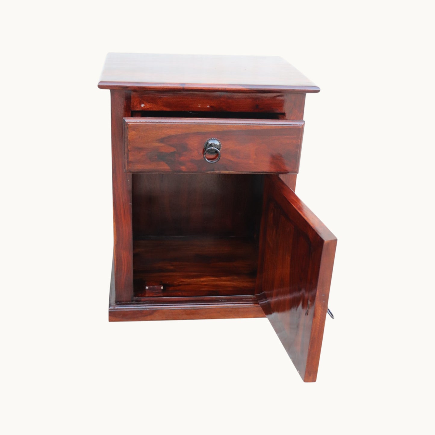 Thar Arts And Furniture - Sheesham Wood Tiles Bedside