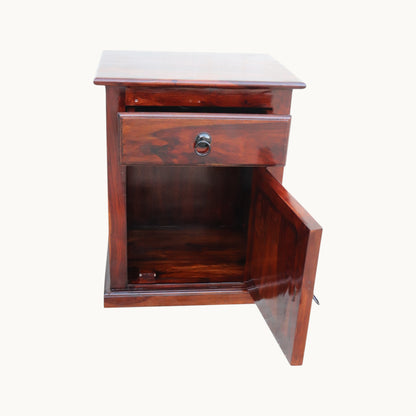 Thar Arts And Furniture - Sheesham Wood Tiles Bedside