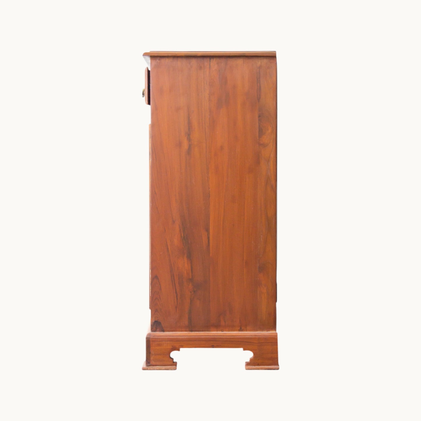 Thar Arts And Furniture - Teak wood 2 Door Shoe Cabinet with 2 Storage Drawer , Classic Finish