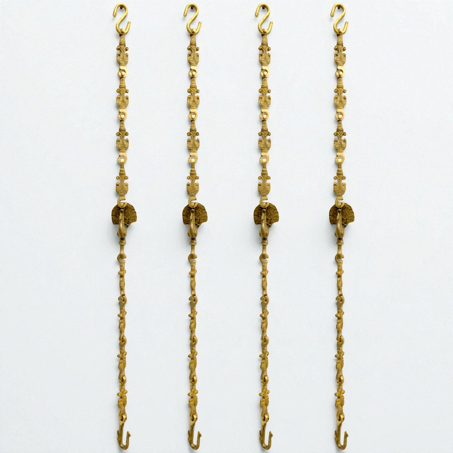 Thar Arts And Furniture - Swing Chain Double Peacock With Peacock Figure