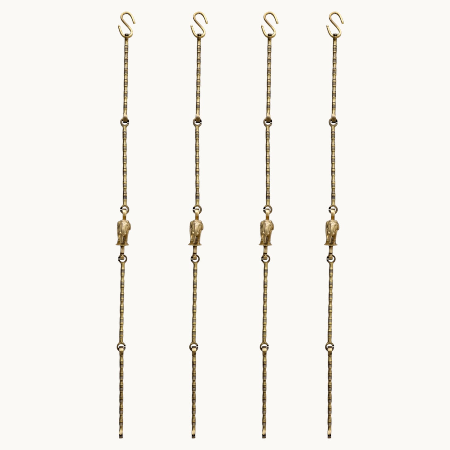 Thar Arts And Furniture - Swing Chain 12" Spindle Link Design With Elephant