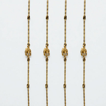 Thar Arts And Furniture - Swing Chain 12" Spindle Link Design With Elephant