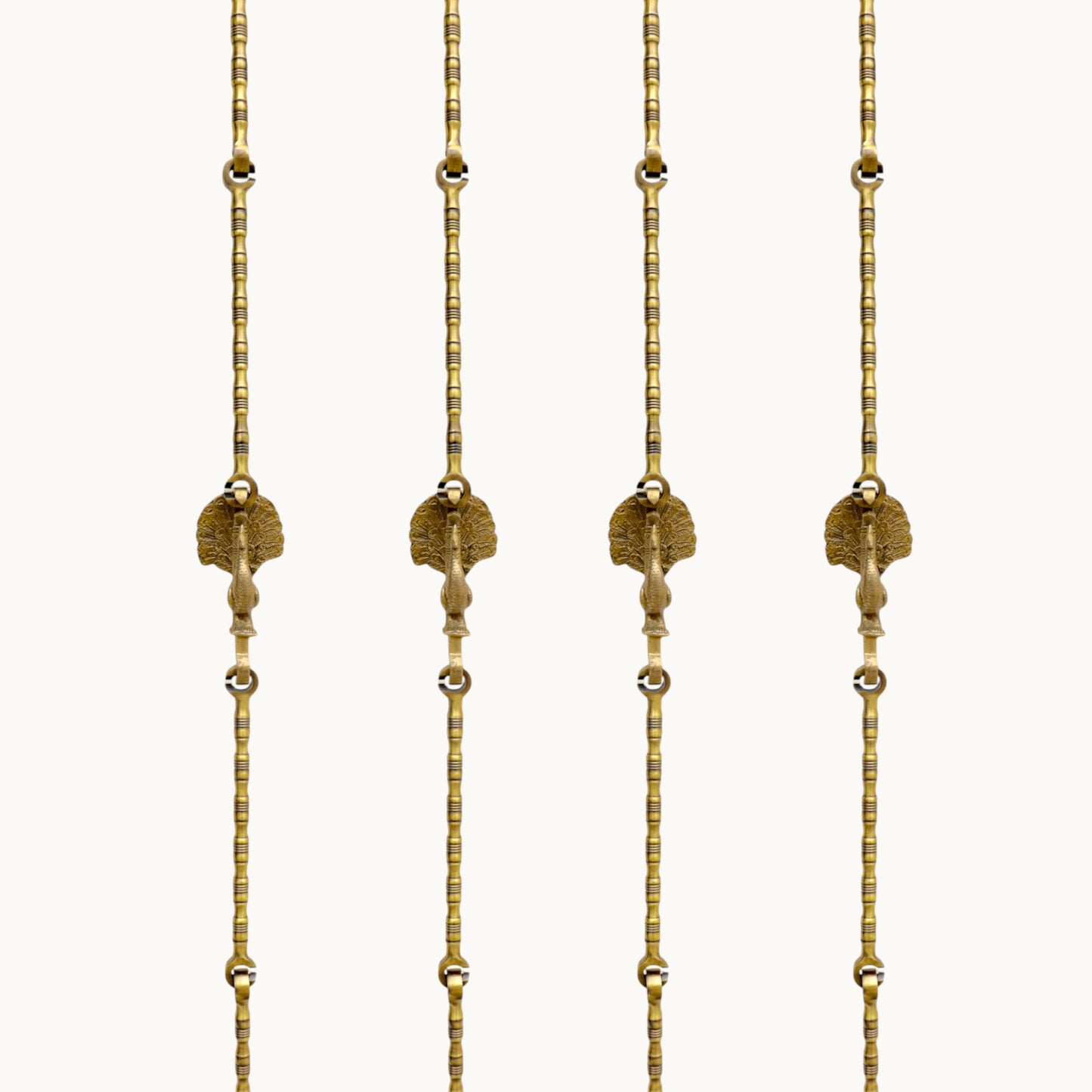 Thar Arts And Furniture - Swing Chain 12" Spindle Link Design With Peacock