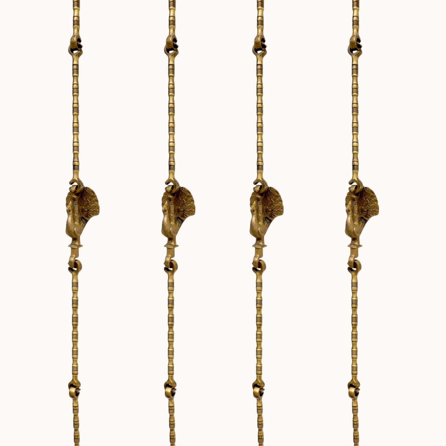 Thar Arts And Furniture - Swing Chain 12" Spindle Link Design With Peacock