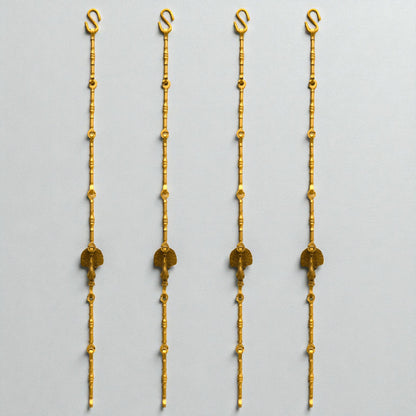 Thar Arts And Furniture - Swing Chain 8" Spindle Link Design With Peacock