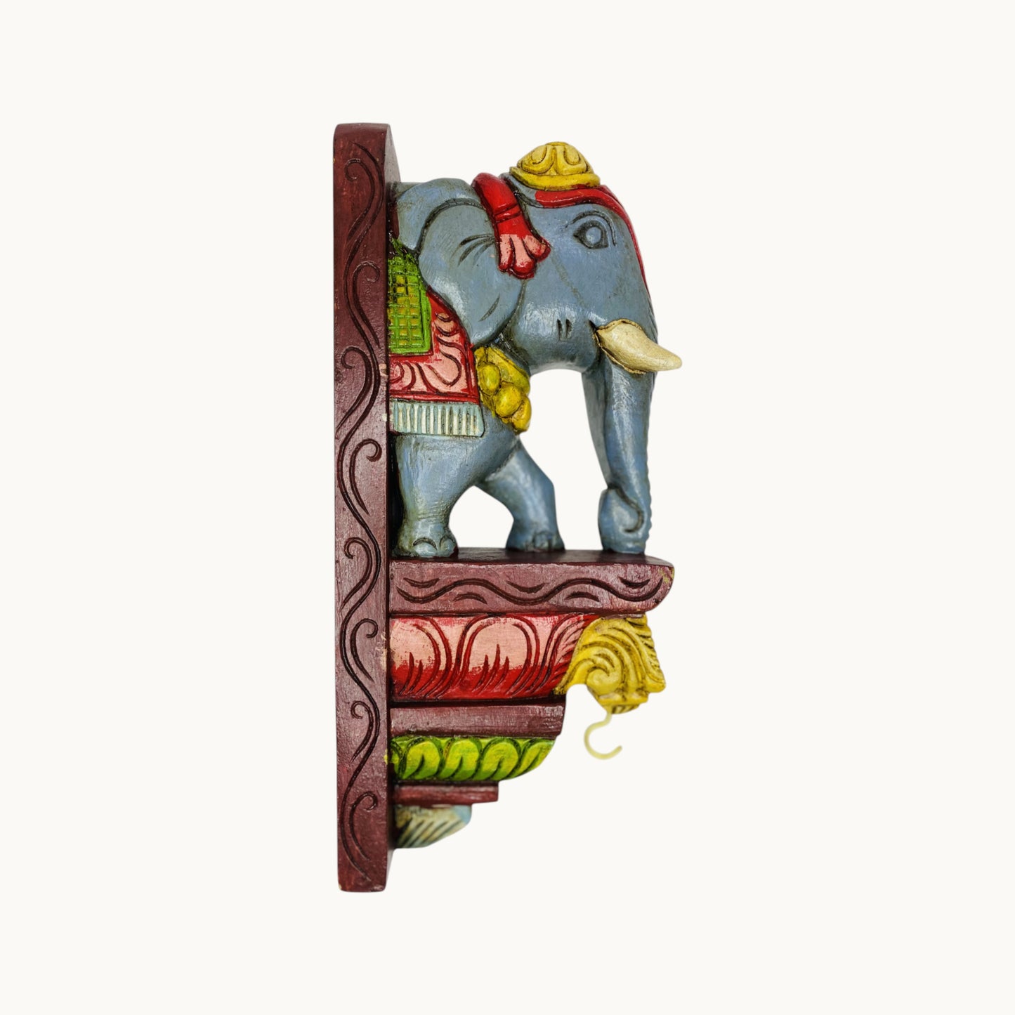 Thar Arts And Furniture - 12" Painted Wooden Bracket