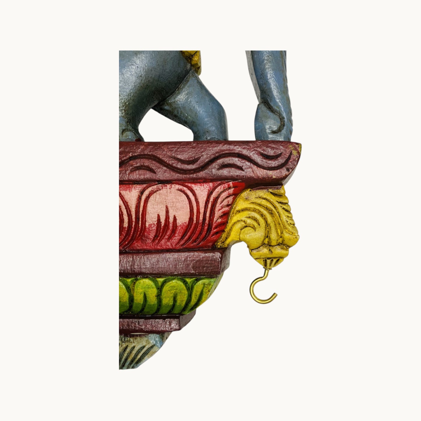 Thar Arts And Furniture - 12" Painted Wooden Bracket