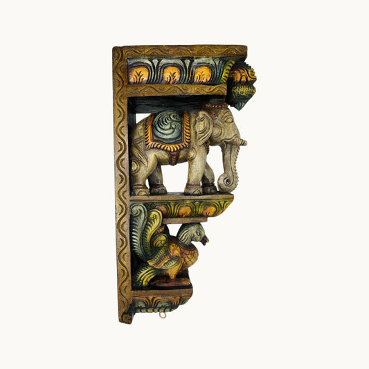 Thar Arts And Furniture - 18"Painted Wooden Bracket