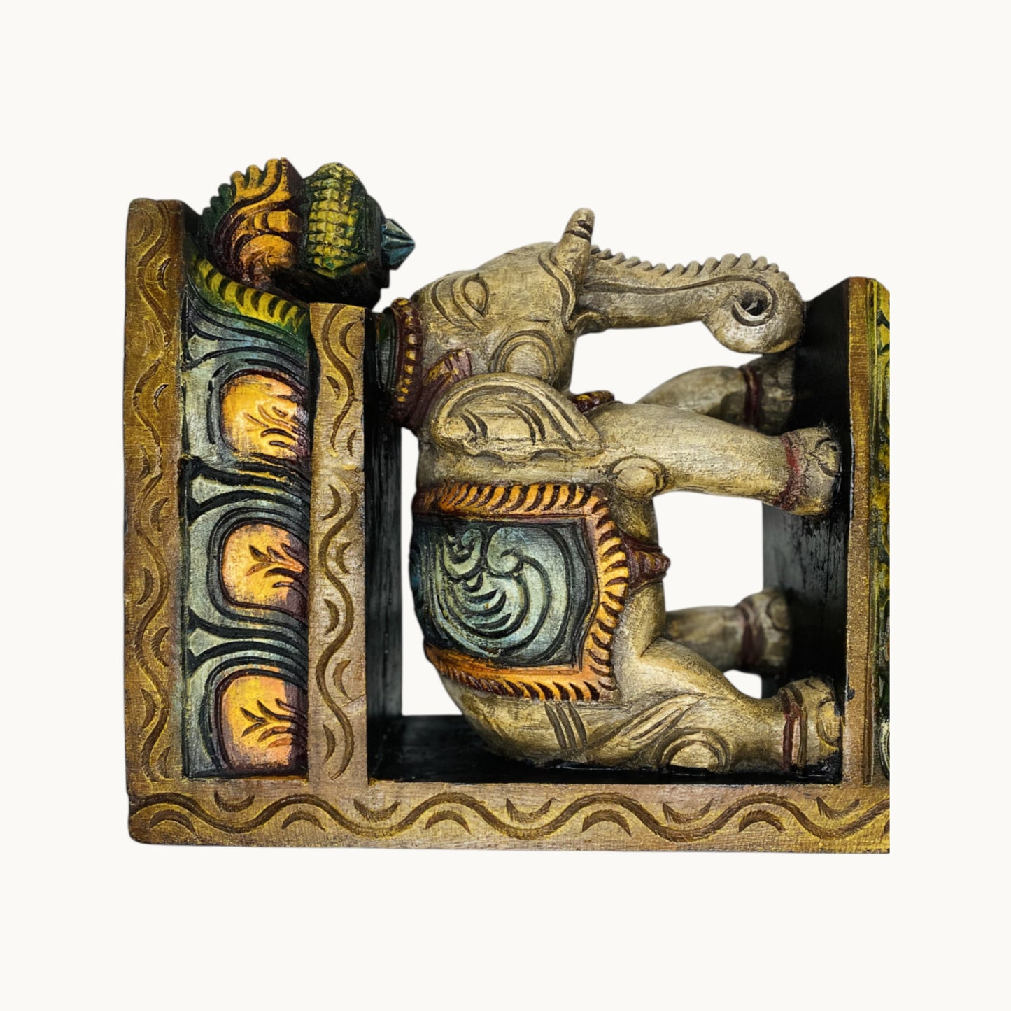 Thar Arts And Furniture - 18"Painted Wooden Bracket