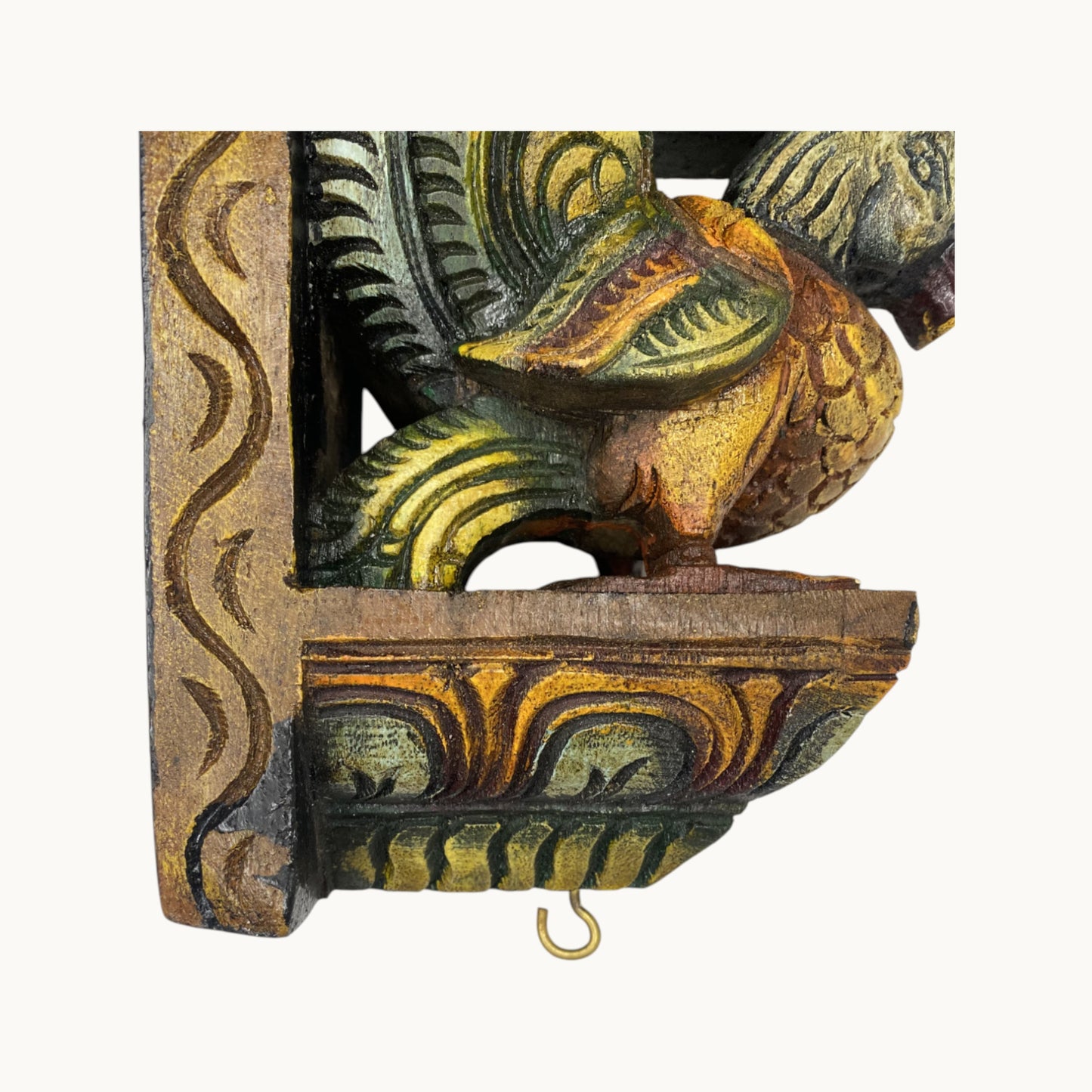 Thar Arts And Furniture - 18"Painted Wooden Bracket