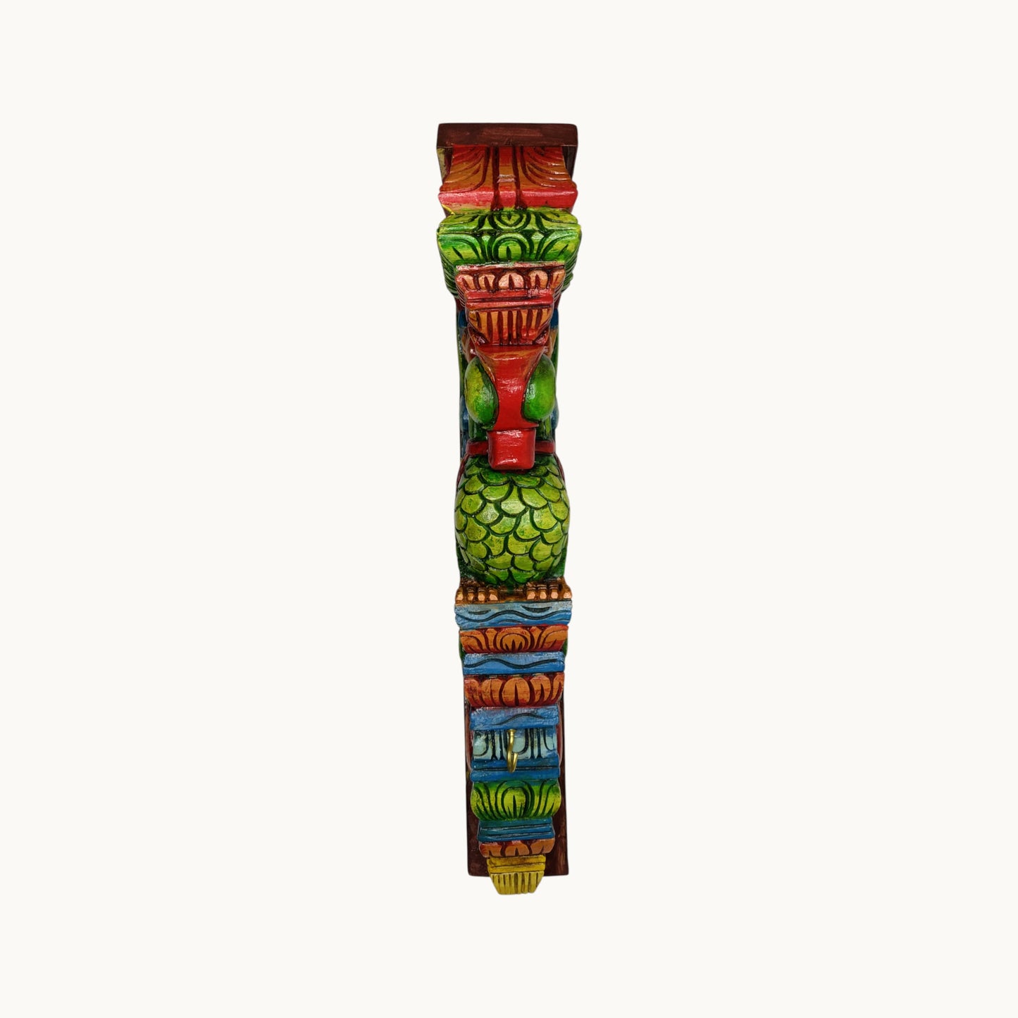 Thar Arts And Furniture - 18"Painted Wooden Swan Bracket