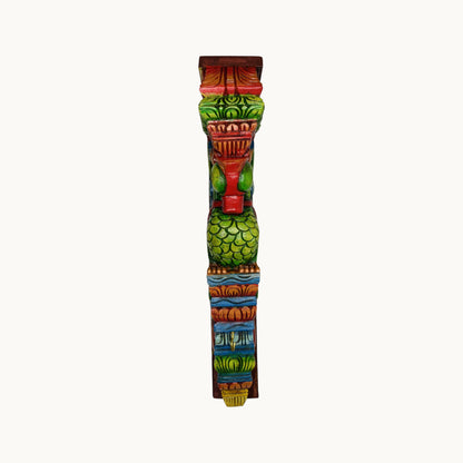 Thar Arts And Furniture - 18"Painted Wooden Swan Bracket