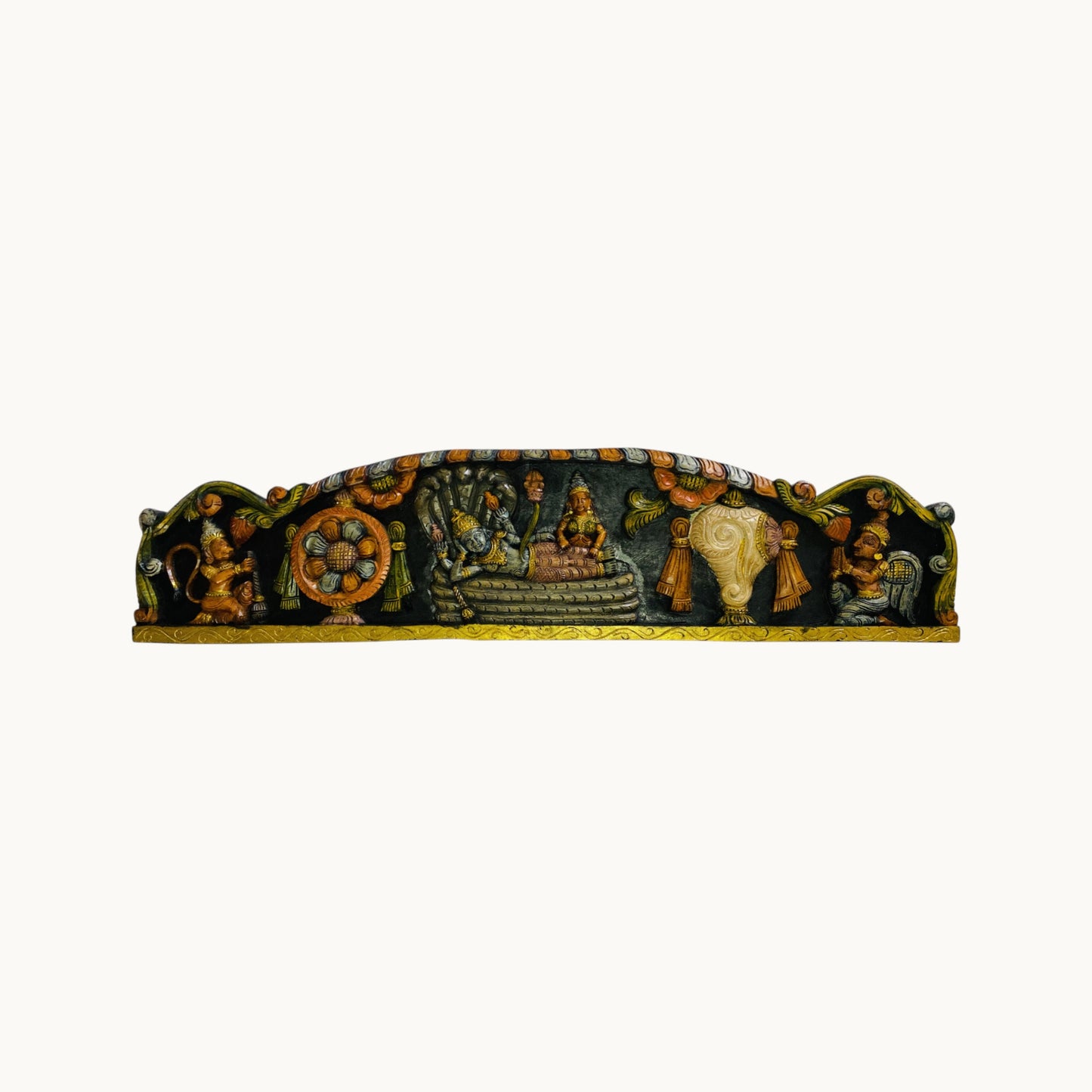 Thar Arts And Furniture - Painted Vishnu Panel