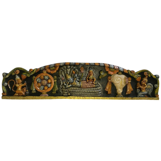Thar Arts And Furniture - Painted Vishnu Panel
