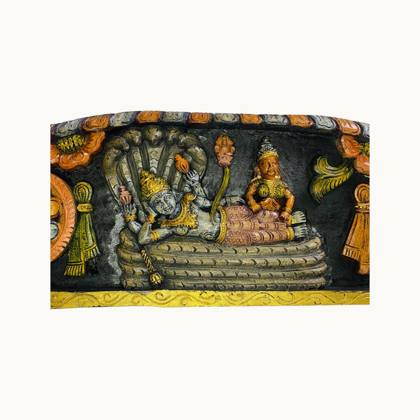 Thar Arts And Furniture - Painted Vishnu Panel