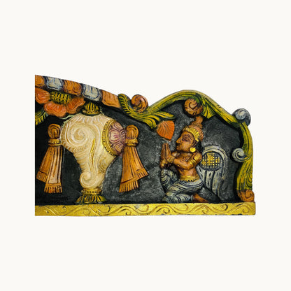 Thar Arts And Furniture - Painted Vishnu Panel