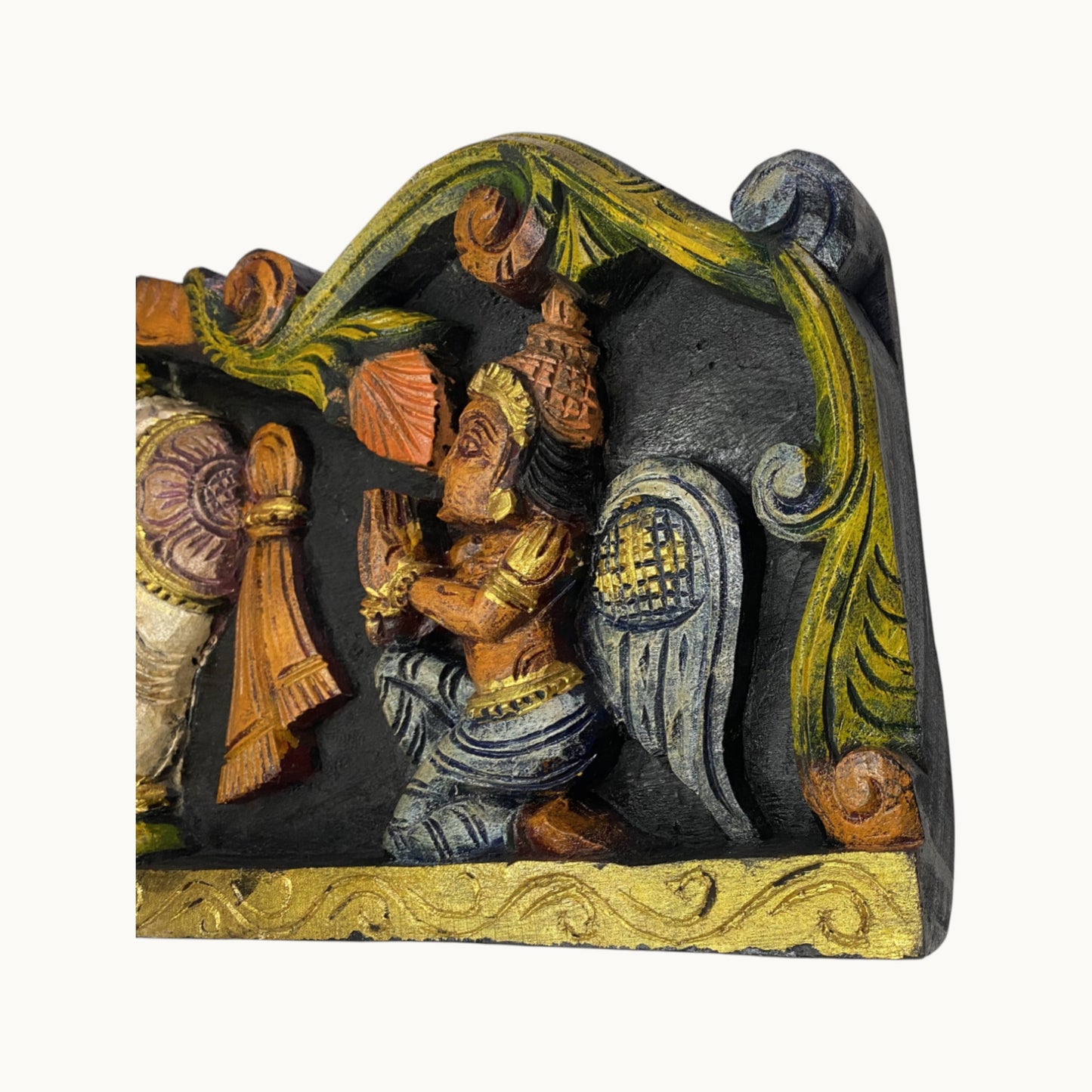 Thar Arts And Furniture - Painted Vishnu Panel