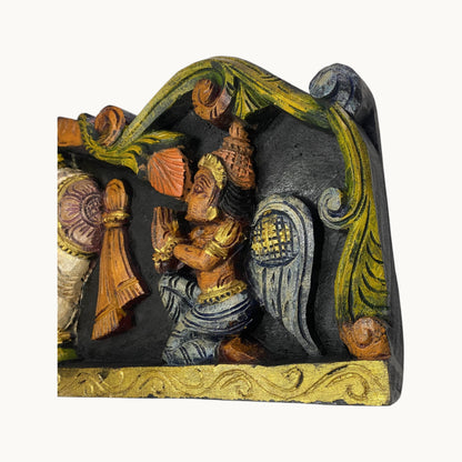 Thar Arts And Furniture - Painted Vishnu Panel
