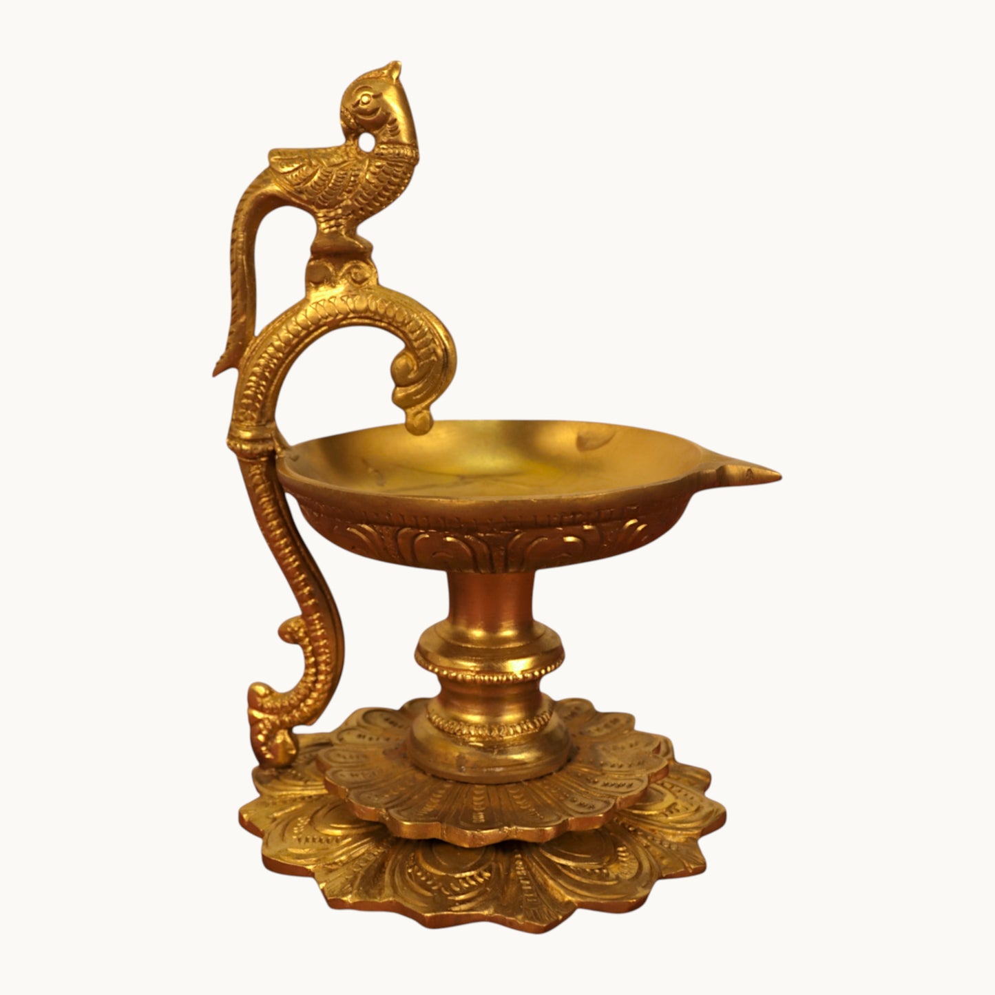 Thar Arts And Furniture - Parrot lamp with flower base